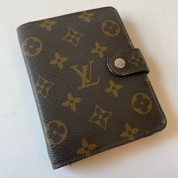 Louis Vuitton Brown and Gold Monogram Card Holder - Picture 1 of 6